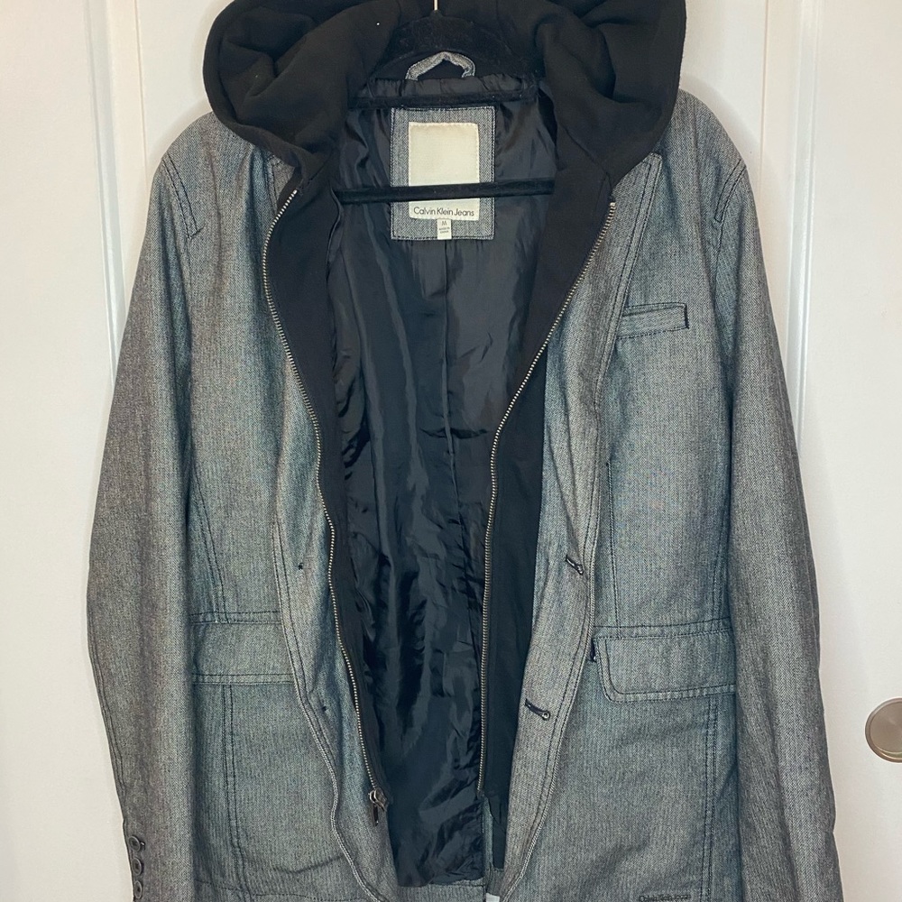Calvin Klein jacket and hoodie combo